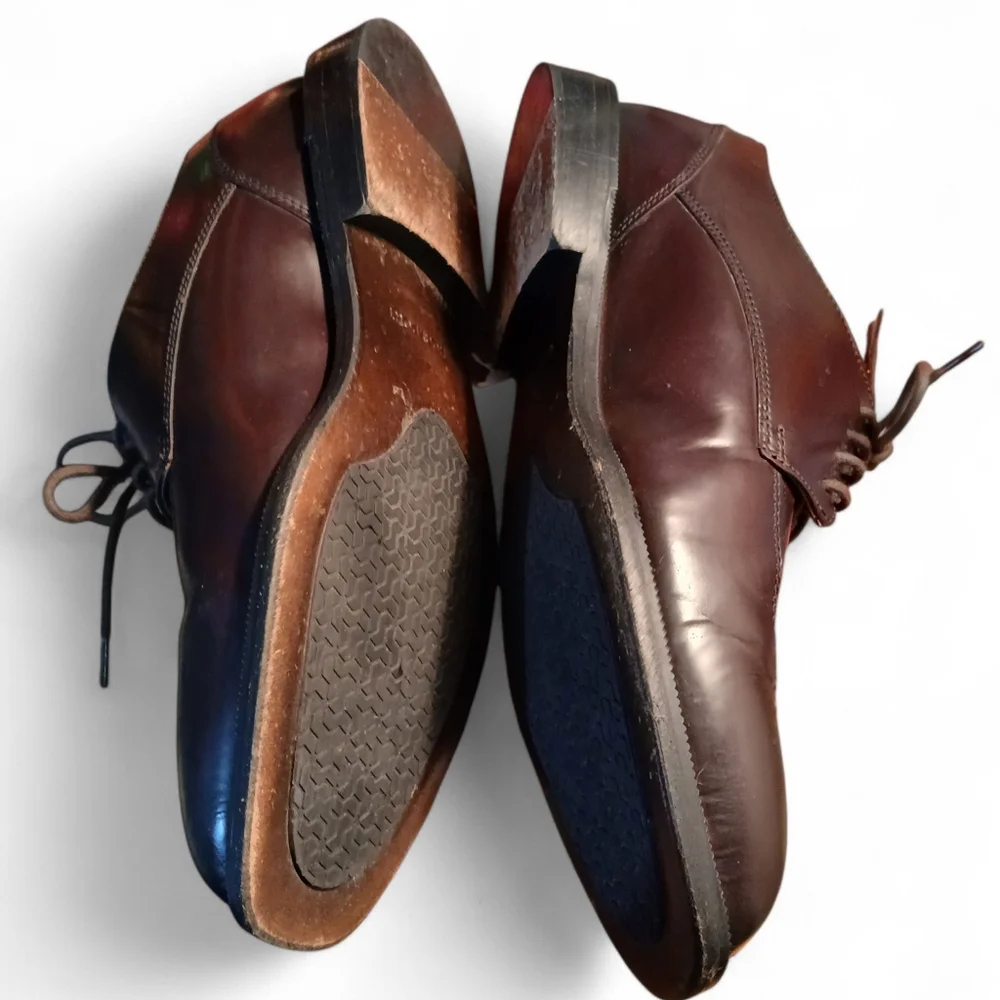 Rockport Men's Size 9 Classic Brown Leather Shoes